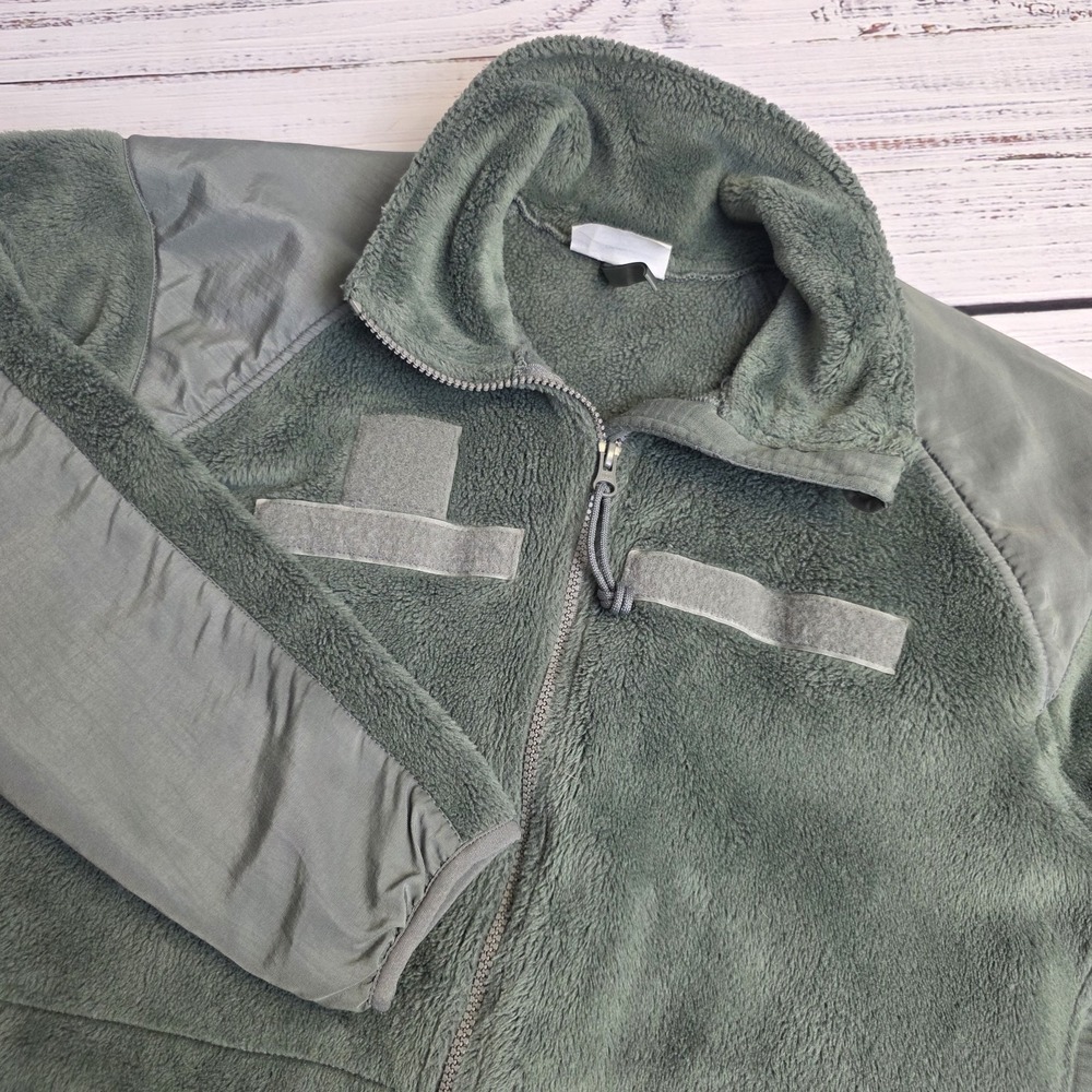 US Army‎ Gen III Cold Weather Fleece Jacket Green Mens Medium Regular Full Zip